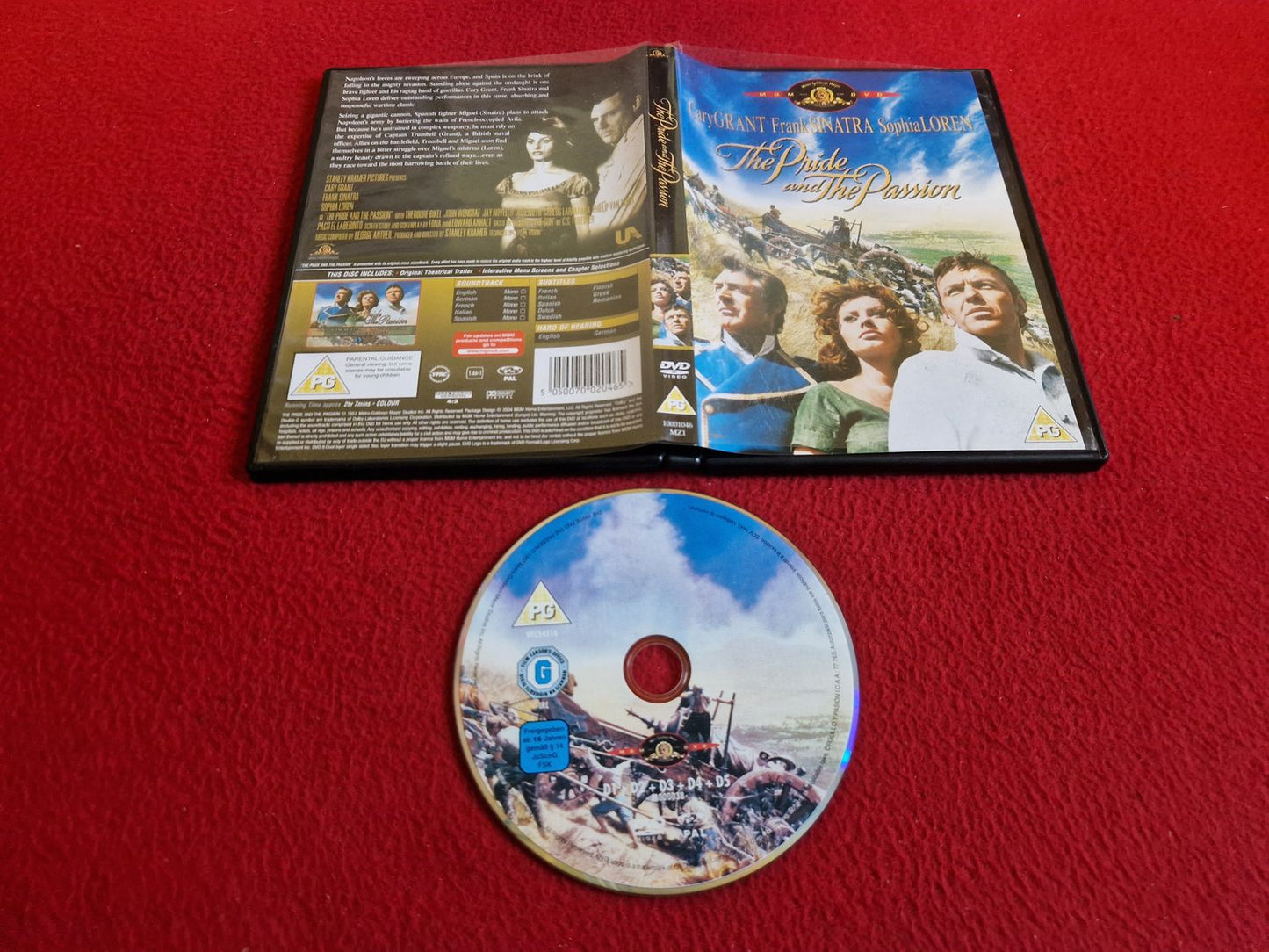 THE PRIDE AND THE PASSION DVD