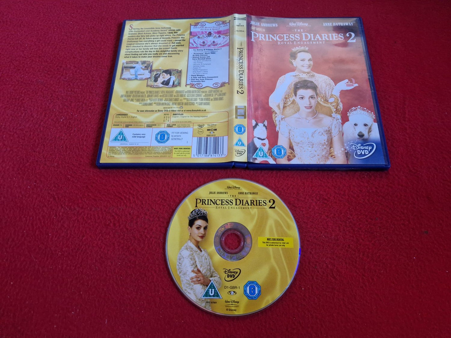 THE PRINCESS DIARIES 2 DVD