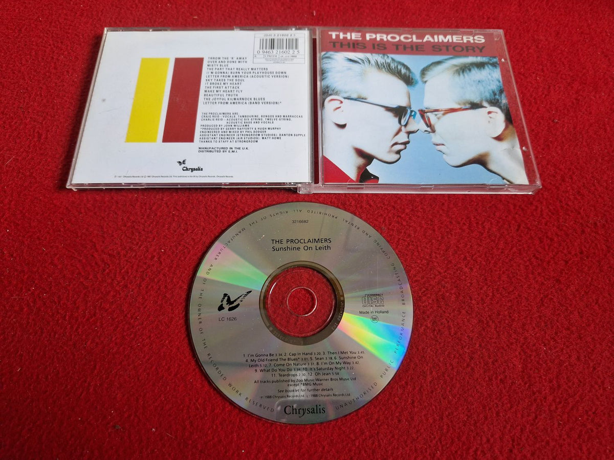 THE PROCLAIMERS SUNSHINE ON LEITH CD
