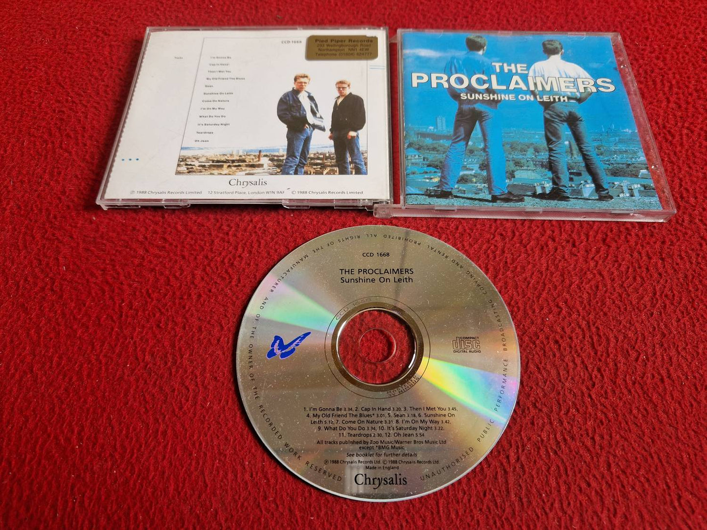 THE PROCLAIMERS SUNSHINE ON LEITH CD