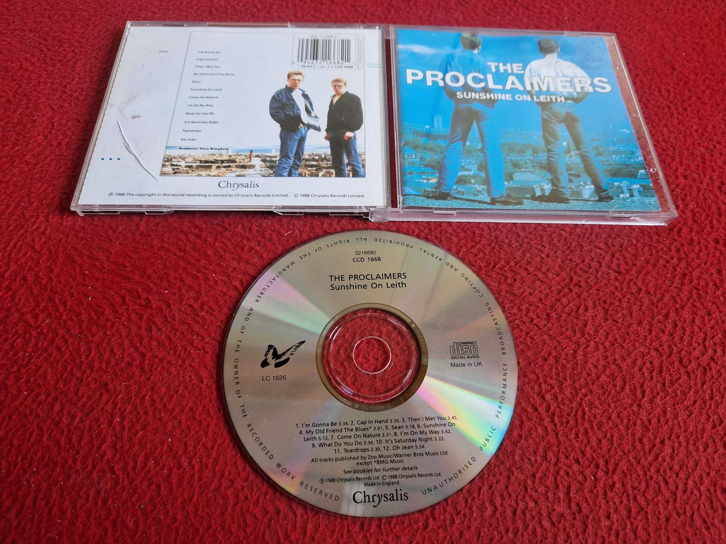 THE PROCLAIMERS SUNSHINE ON LEITH CD