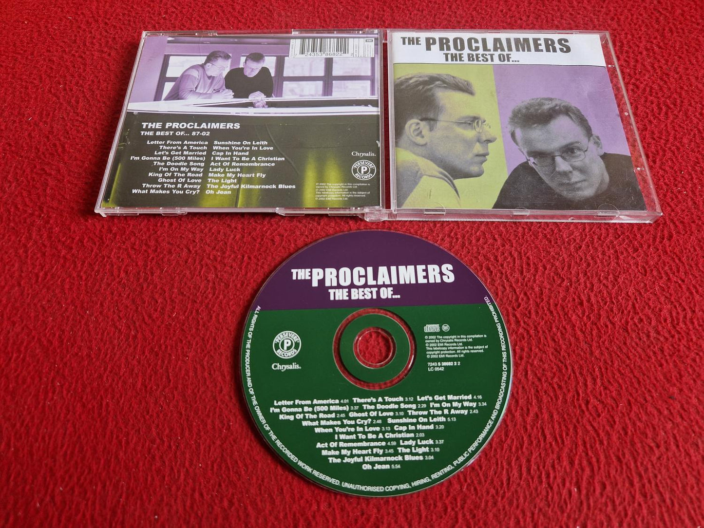 THE PROCLAIMERS THE BEST OF CD