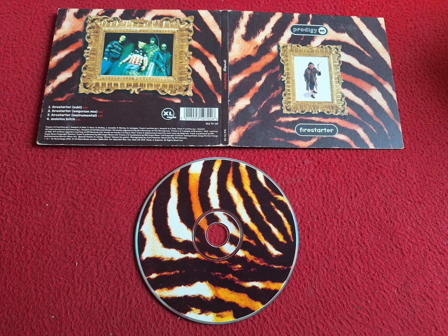 THE PRODIGY FIRESTARTER CD