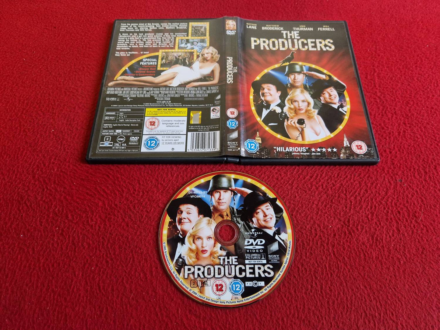 THE PRODUCERS DVD