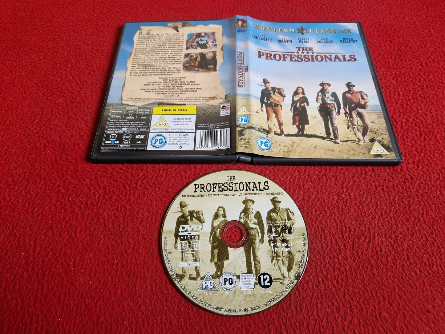 THE PROFESSIONALS DVD