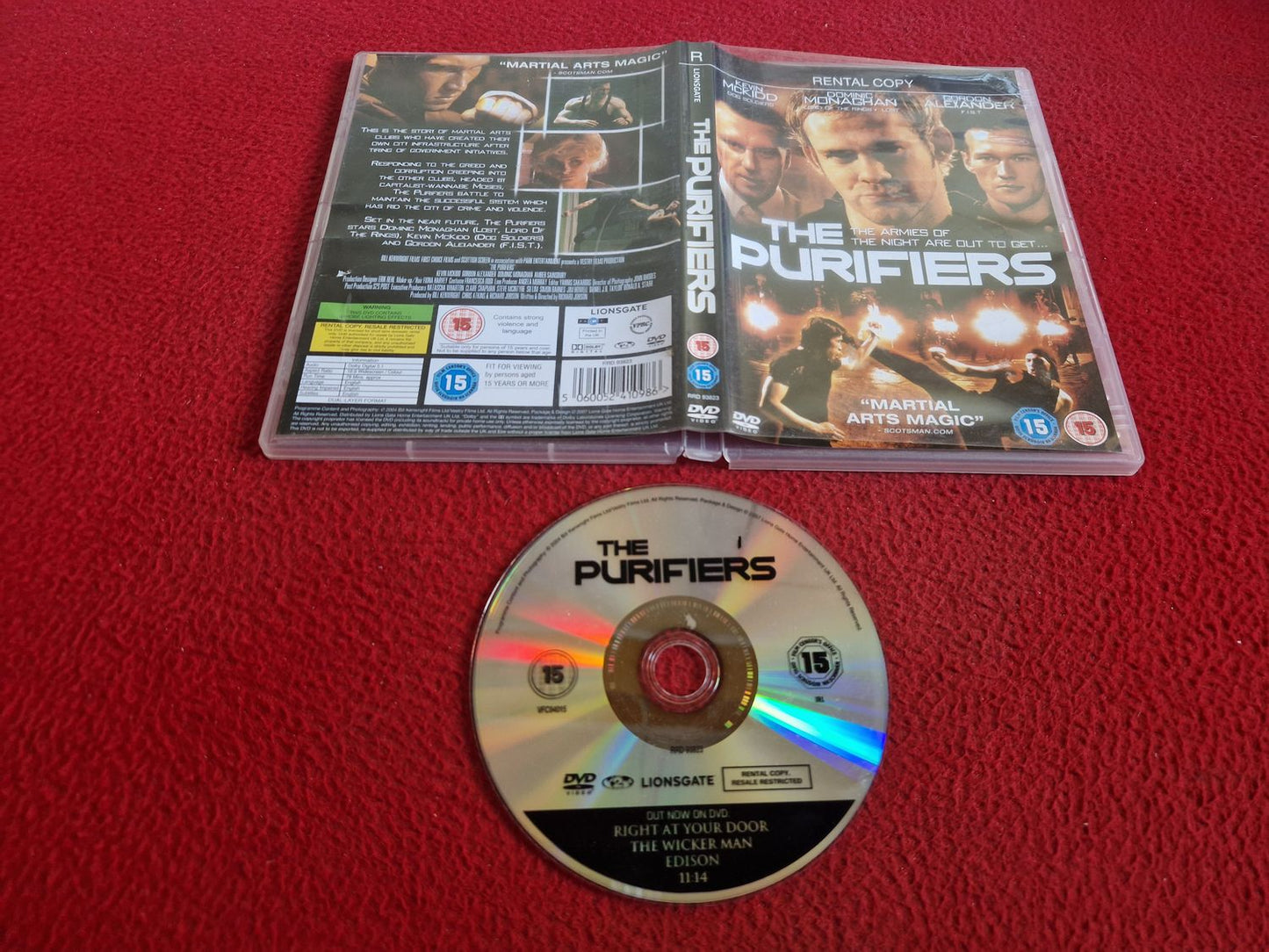 THE PURIFIERS DVD