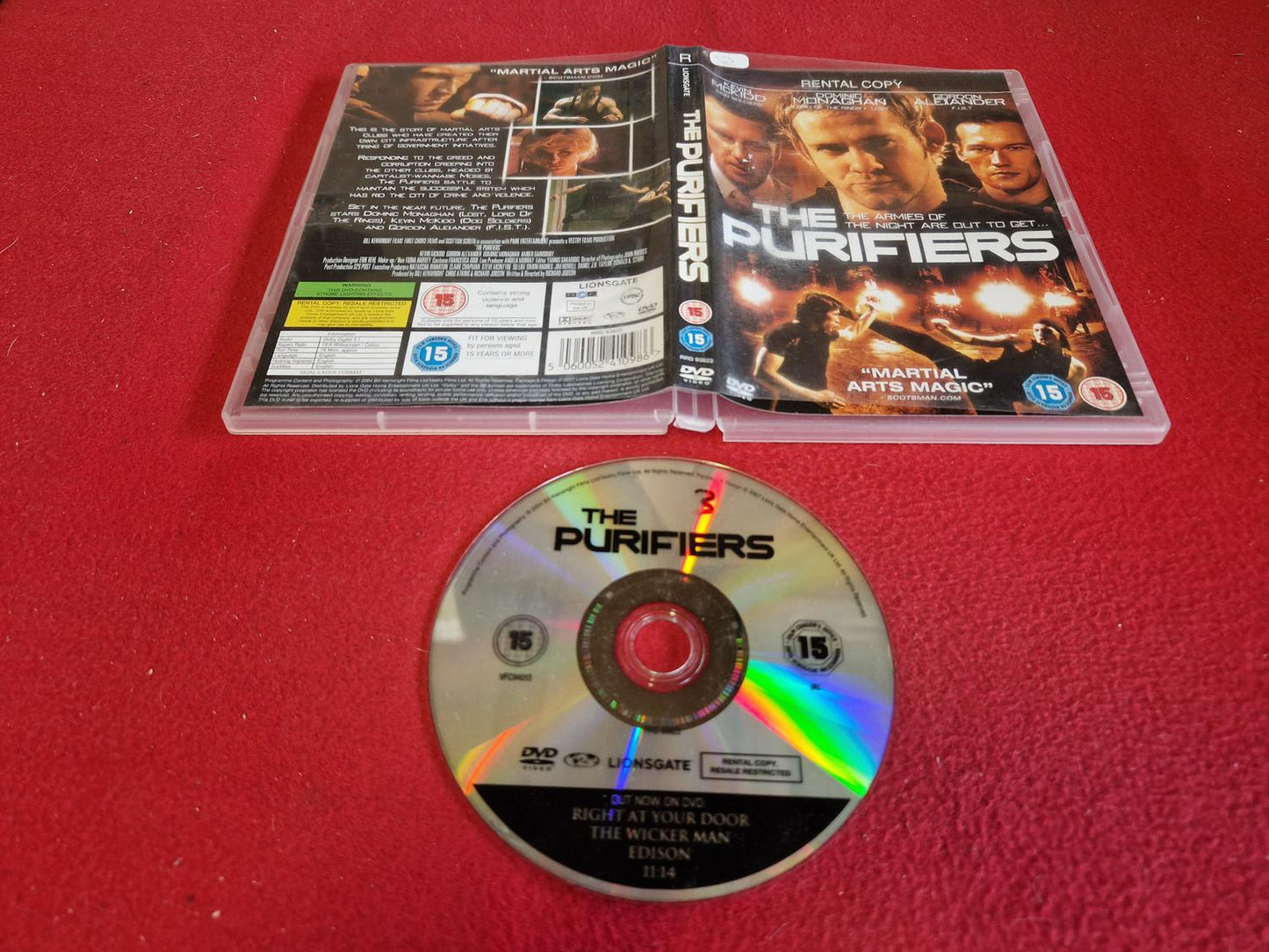 THE PURIFIERS till DVD