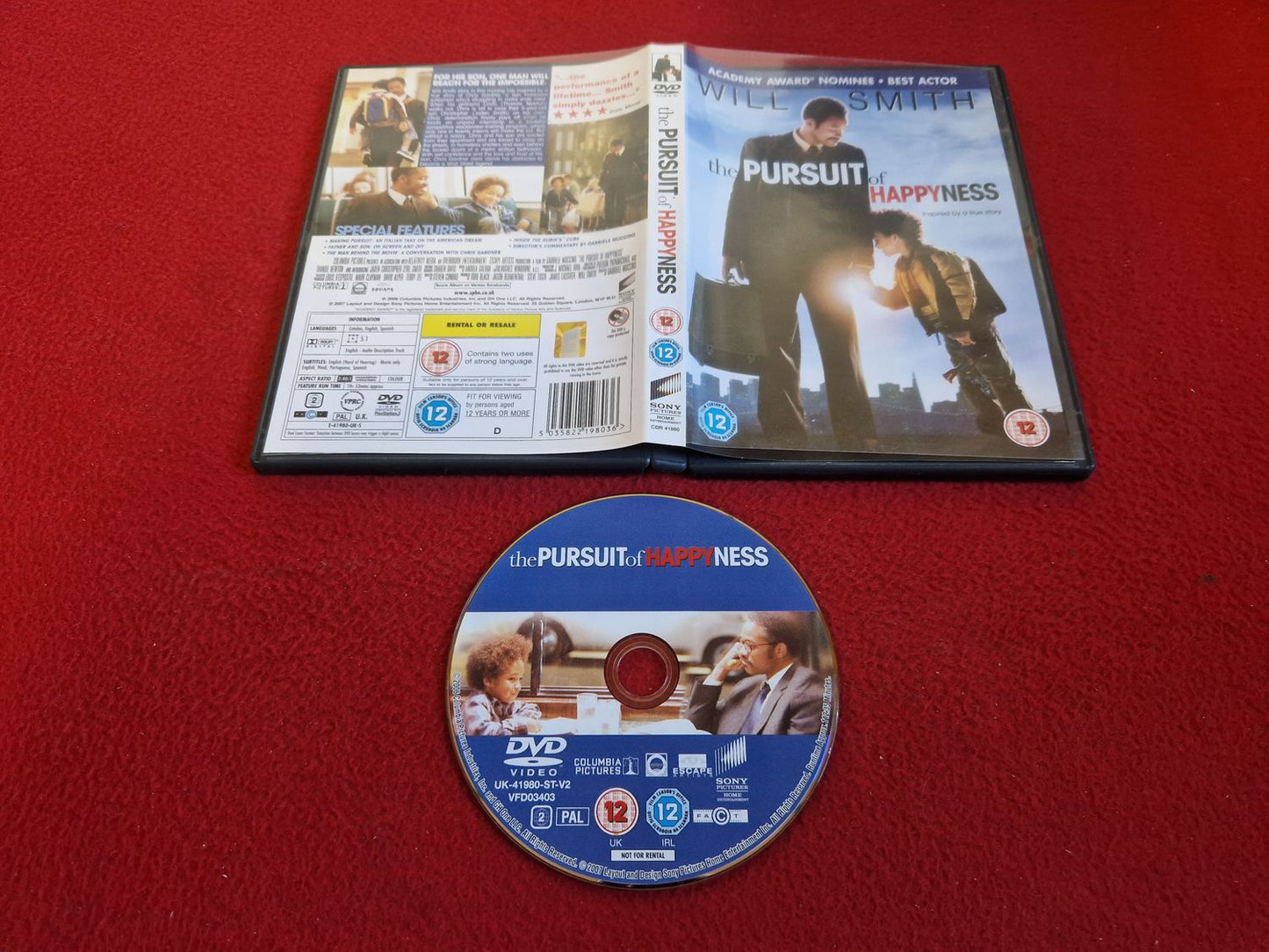 THE PURSUIT OF HAPPYNESS DVD