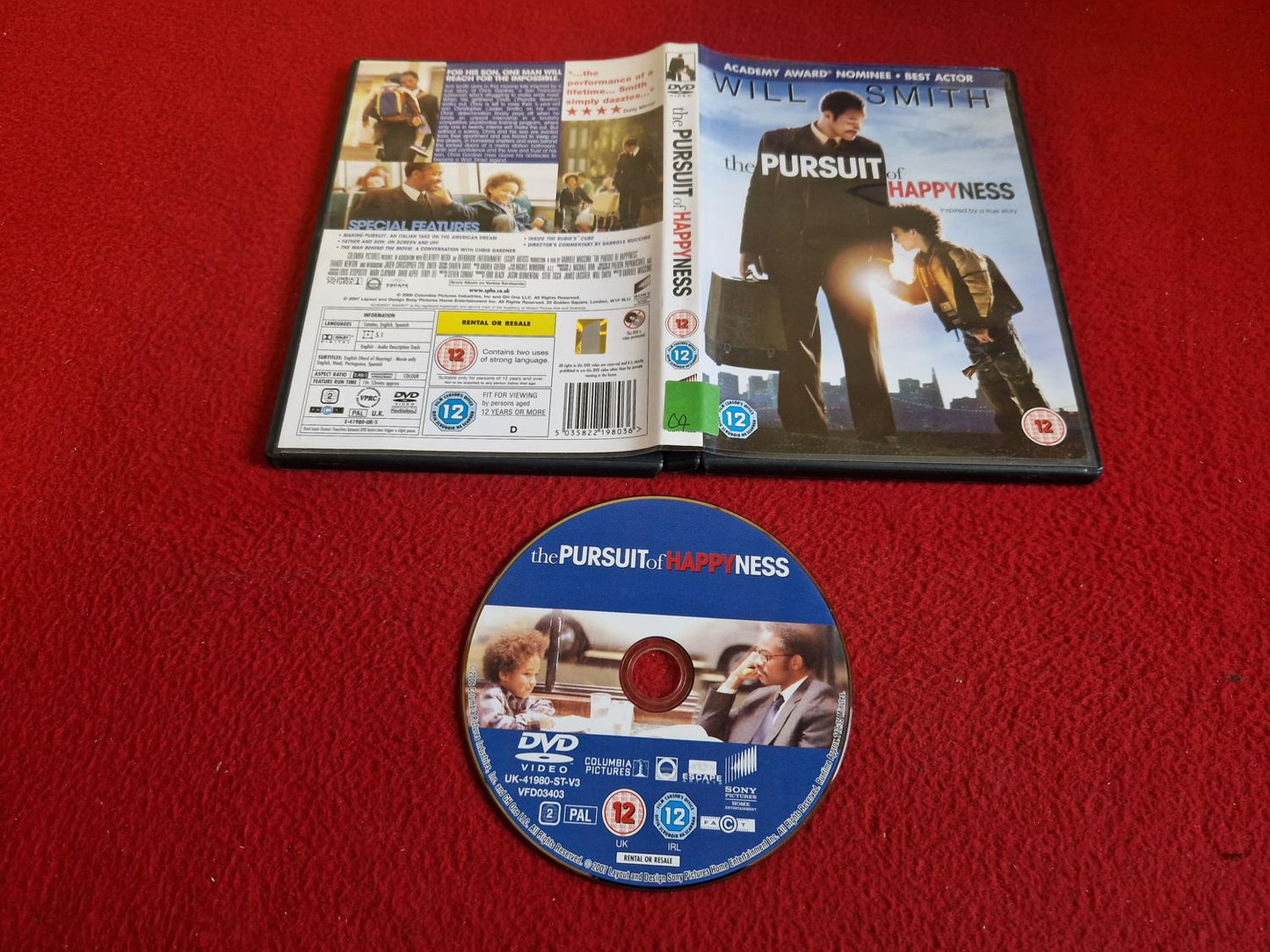 THE PURSUIT OF HAPPYNESS DVD