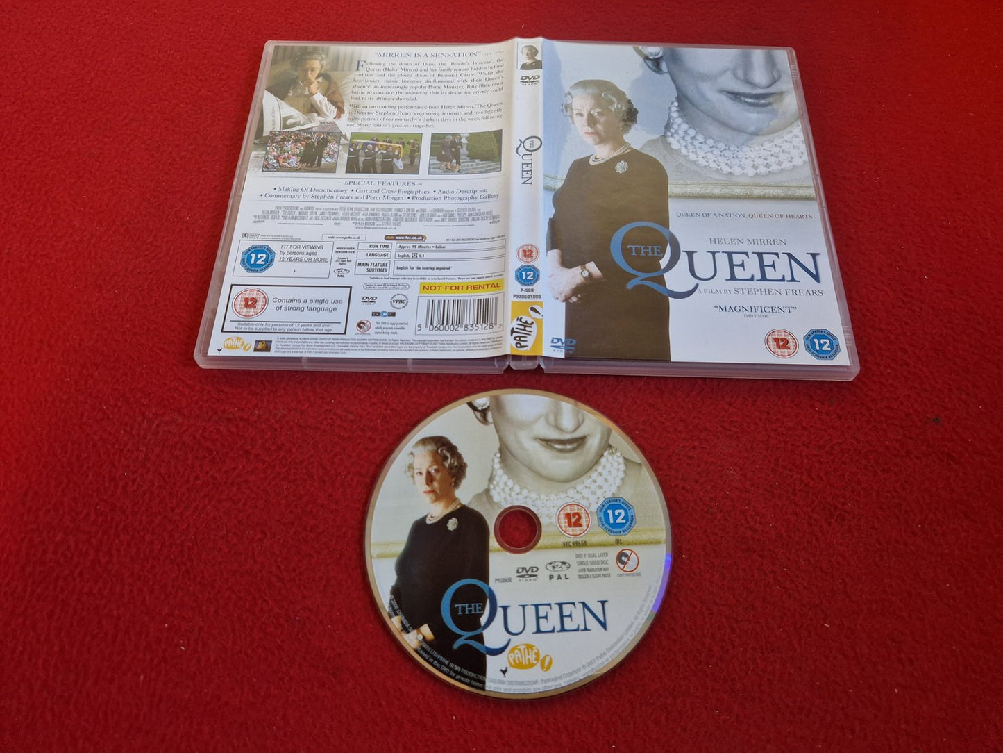THE QUEEN DVD