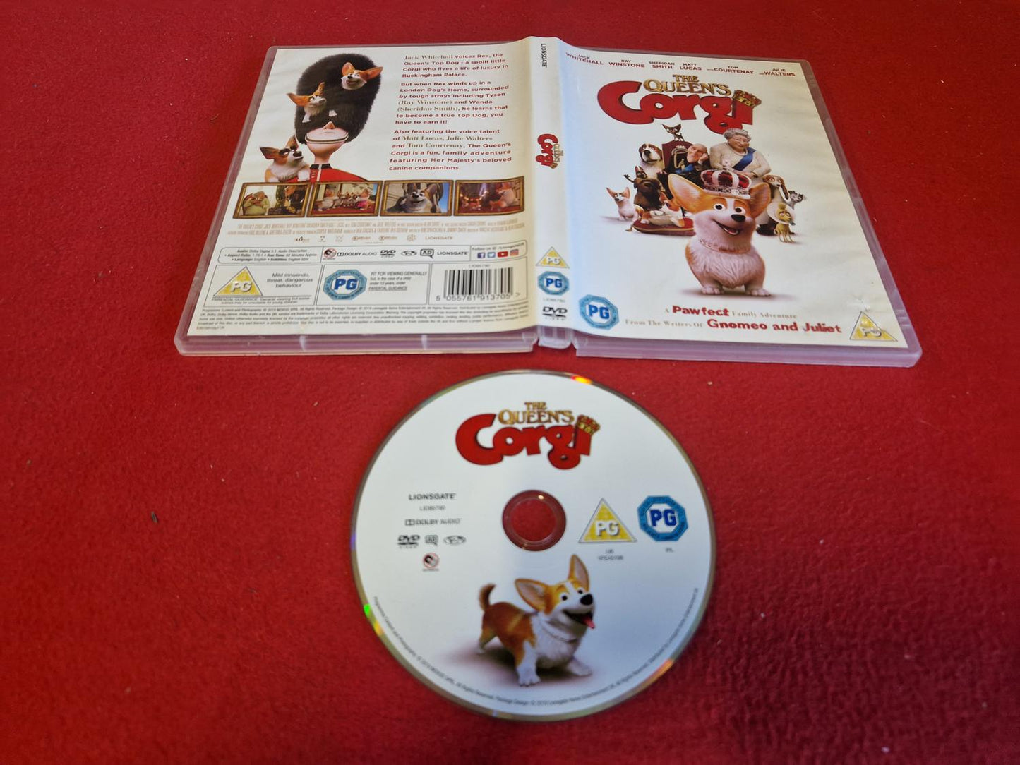 THE QUEENS CORGI  till DVD