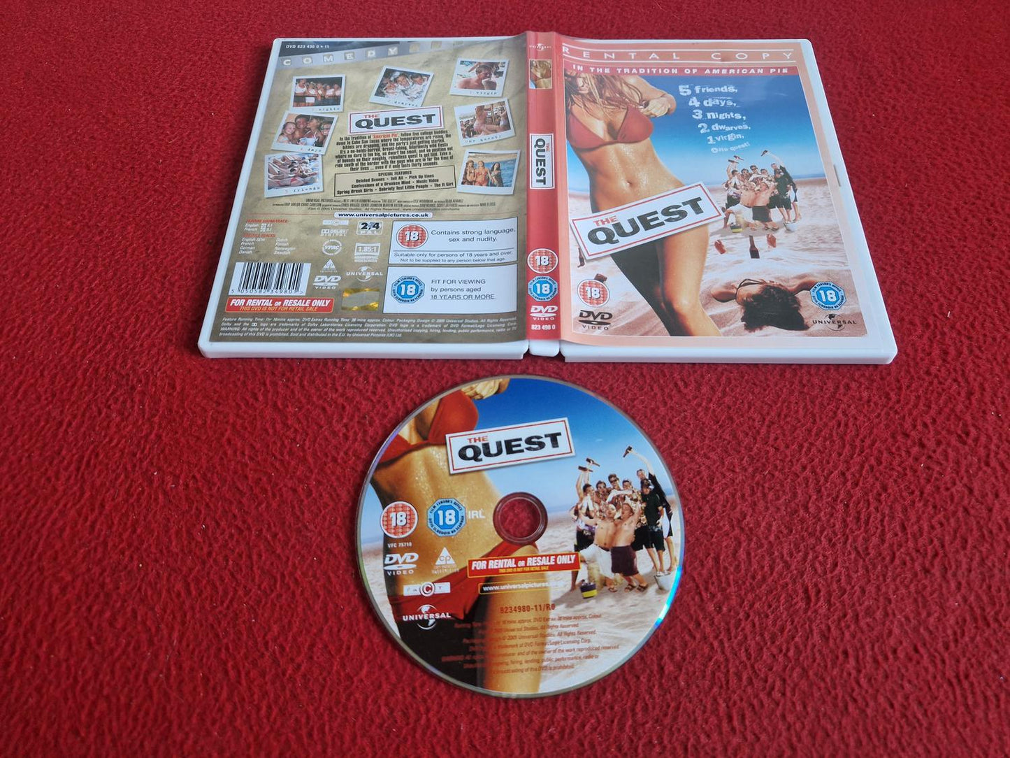 THE QUEST DVD