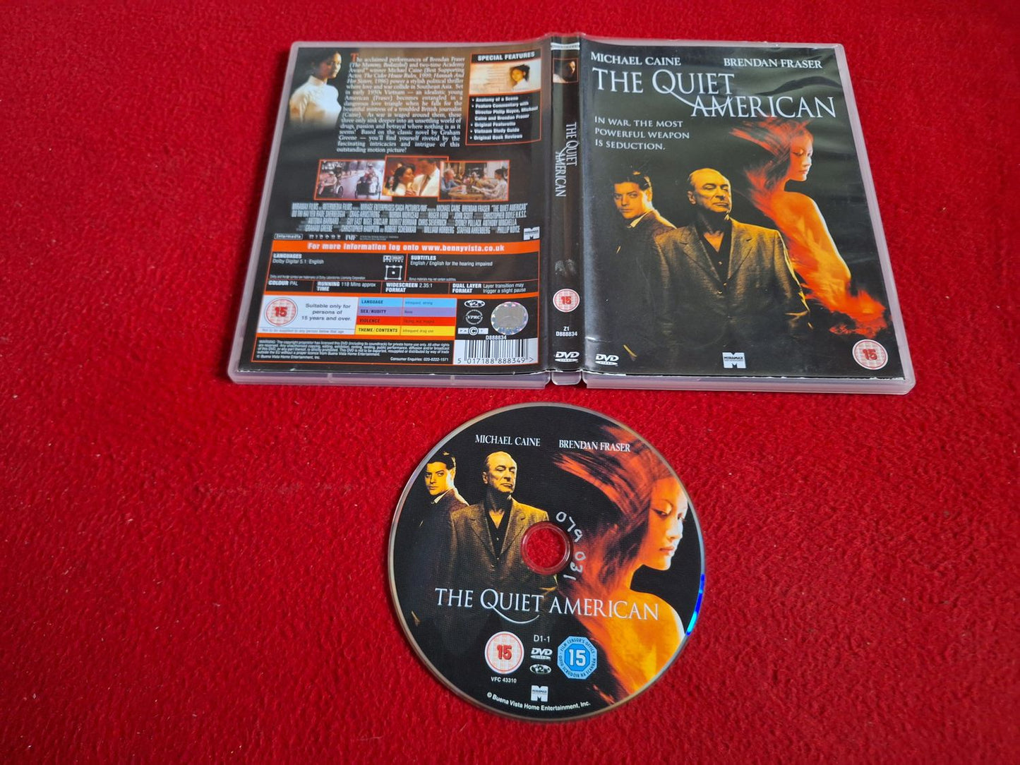 THE QUIET AMERICAN DVD