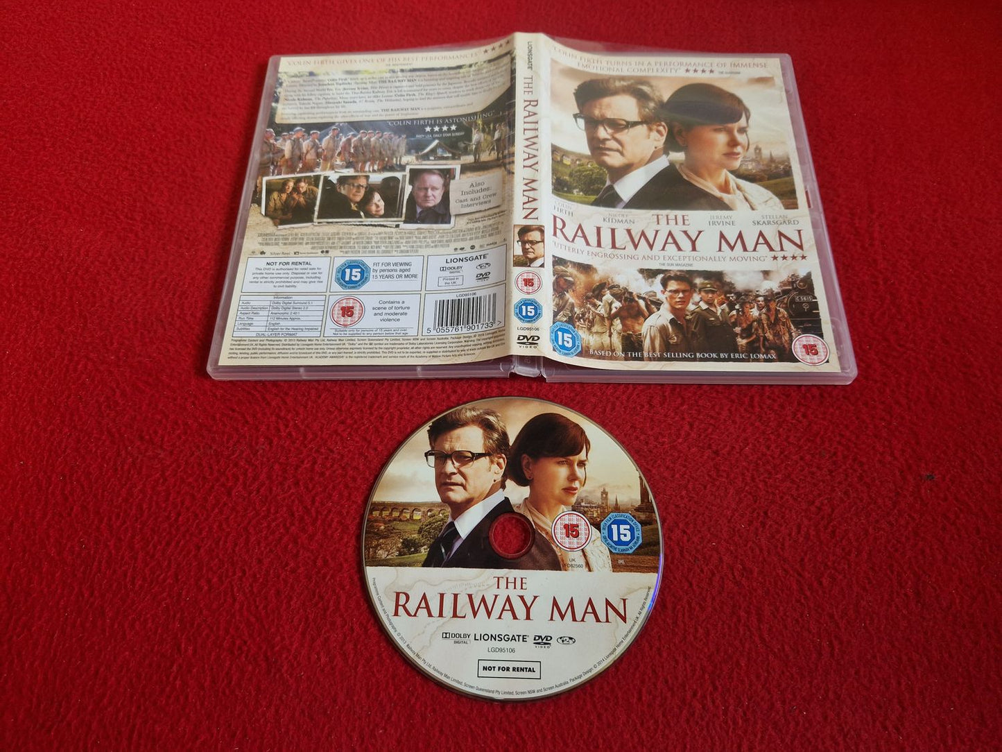 THE RAILWAY MAN DVD