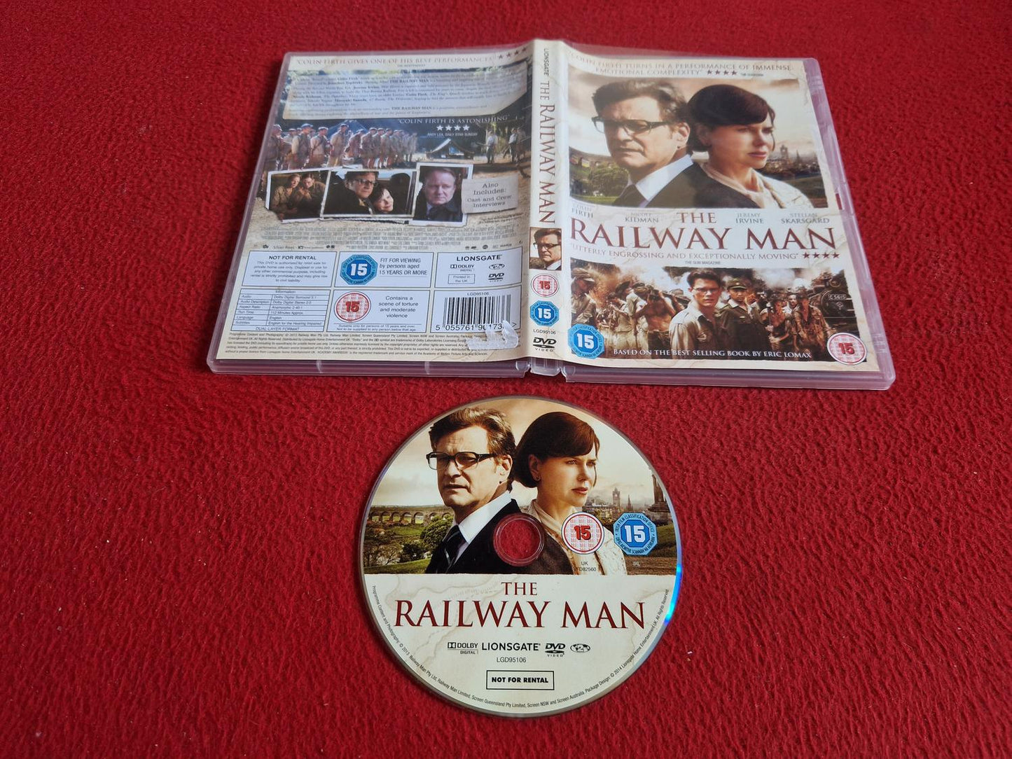 THE RAILWAY MAN DVD