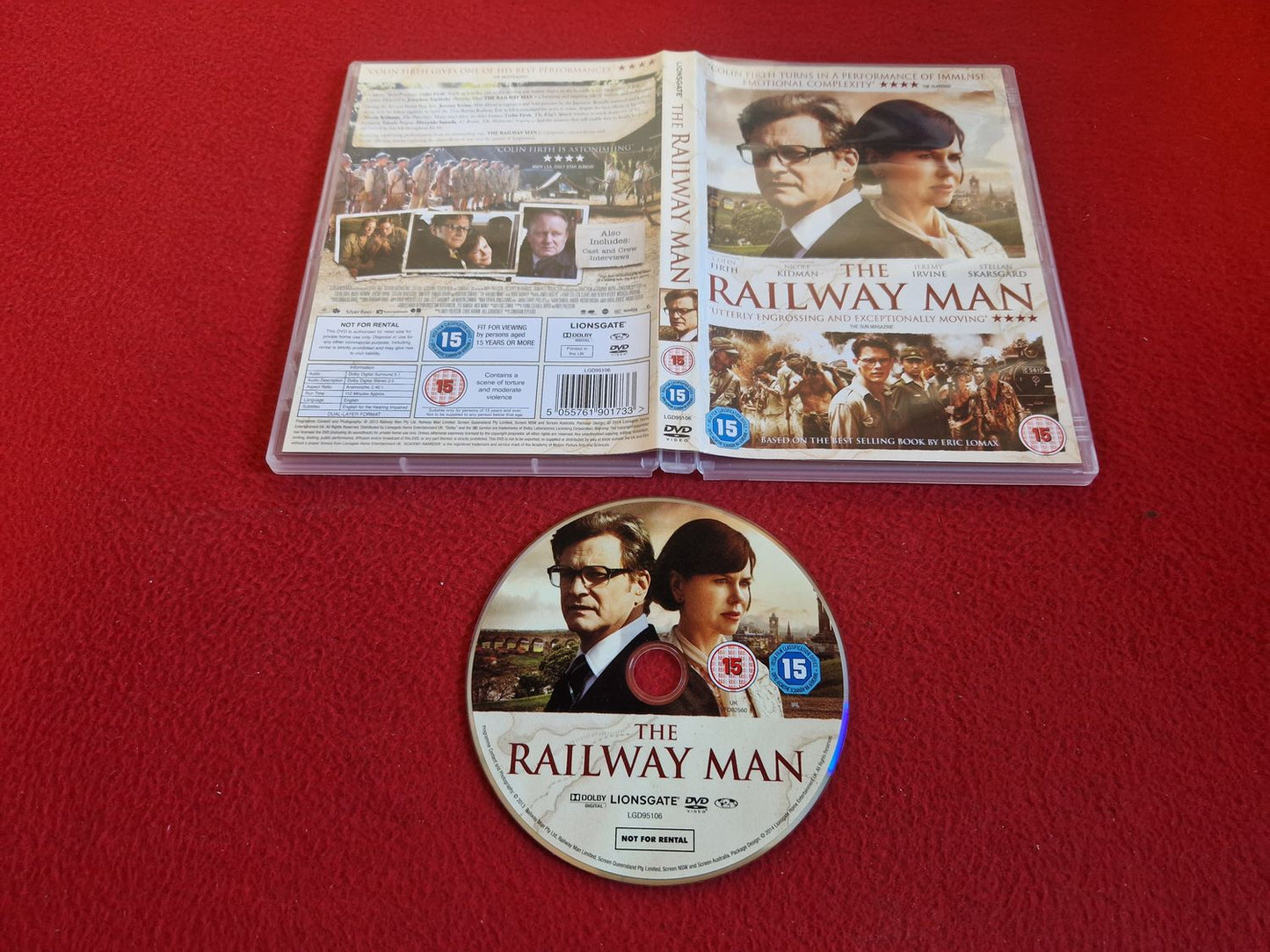 THE RAILWAY MAN DVD