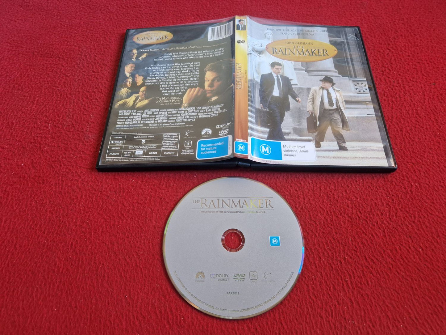 THE RAINMAKER DVD