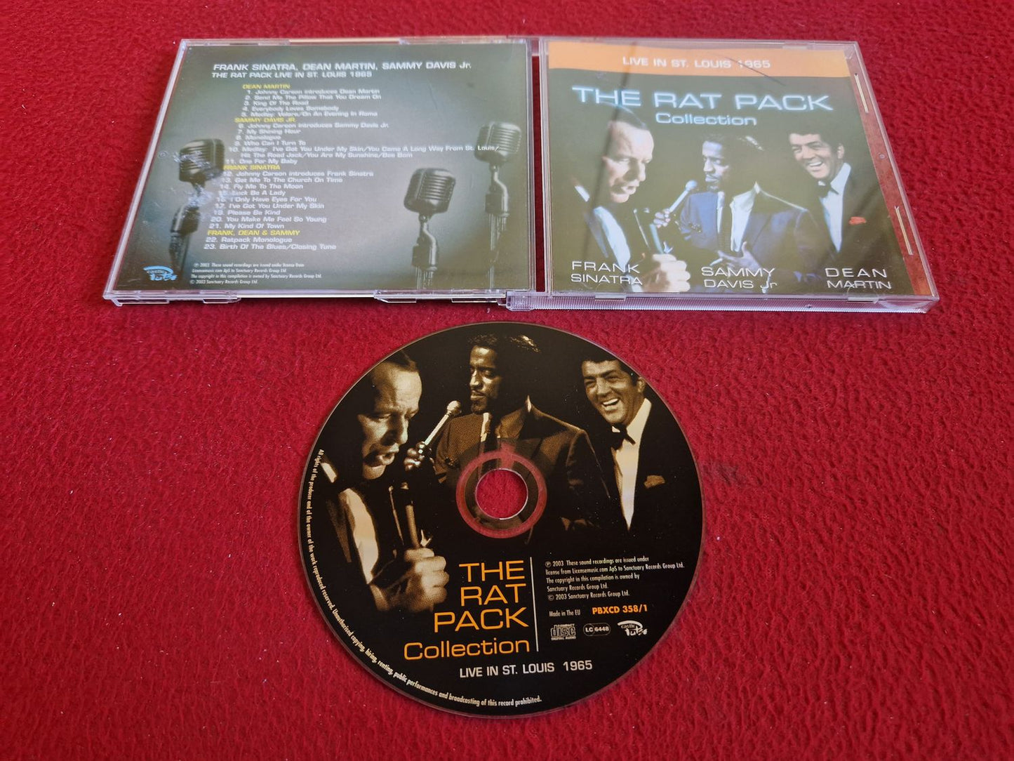 THE RAT PACK LIVE IN ST. LOUIS 1965 CD