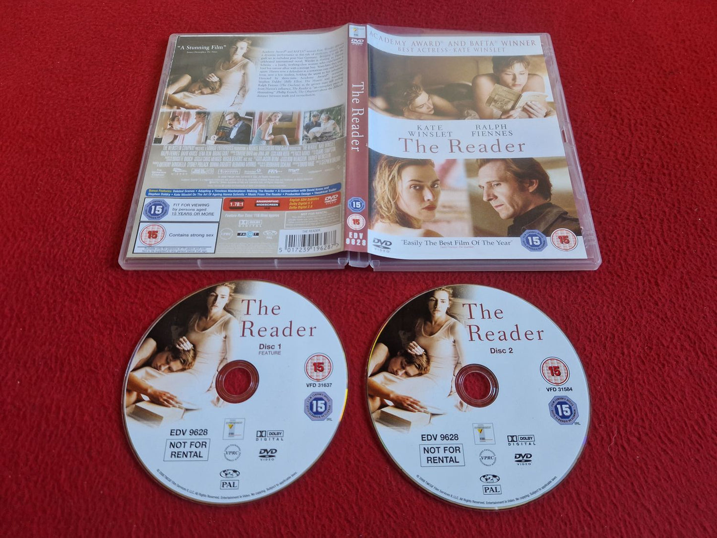 THE READER DVD