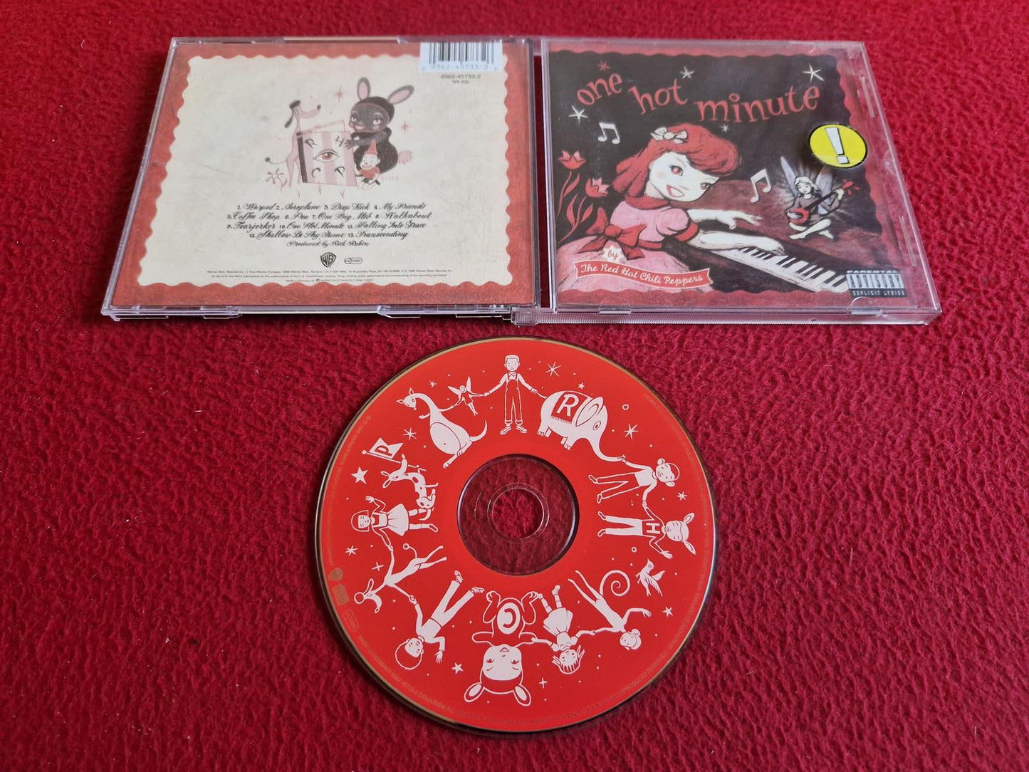 THE RED HOT CHILI PEPPERS ONE HOT MINUTE CD