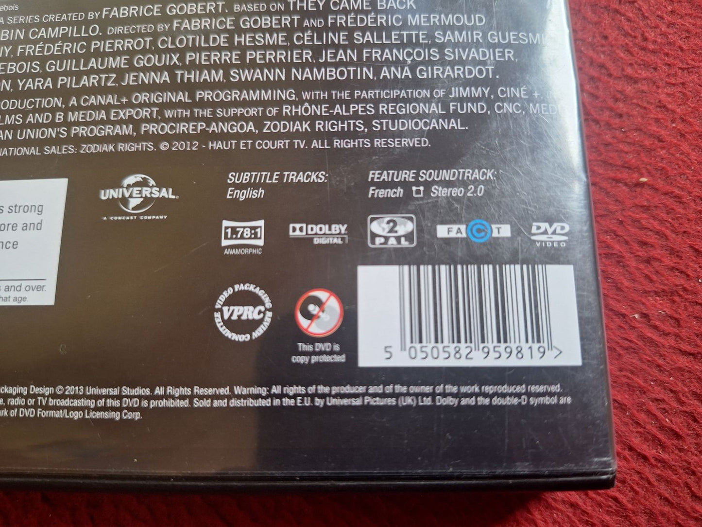 THE RETURNED SEASON 1 [ FRANSKT TAL ENGELSK TEXT ] BOX DVD