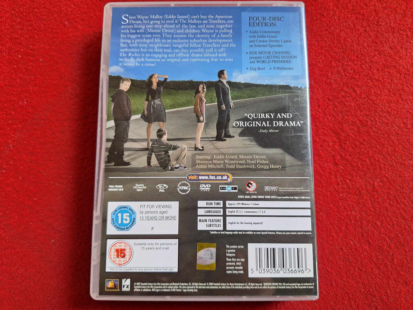 THE RICHES SEASON 1 BOX DVD