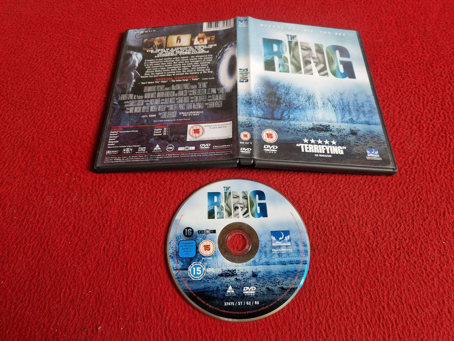 THE RING DVD