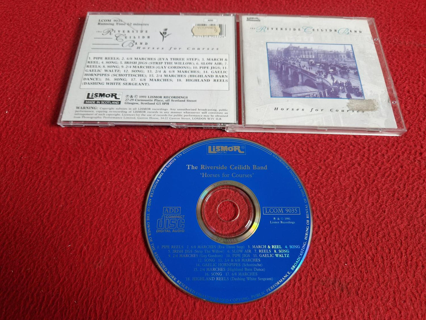 THE RIVERSIDE CEILIDH BAND HORSES FOR COURSES CD