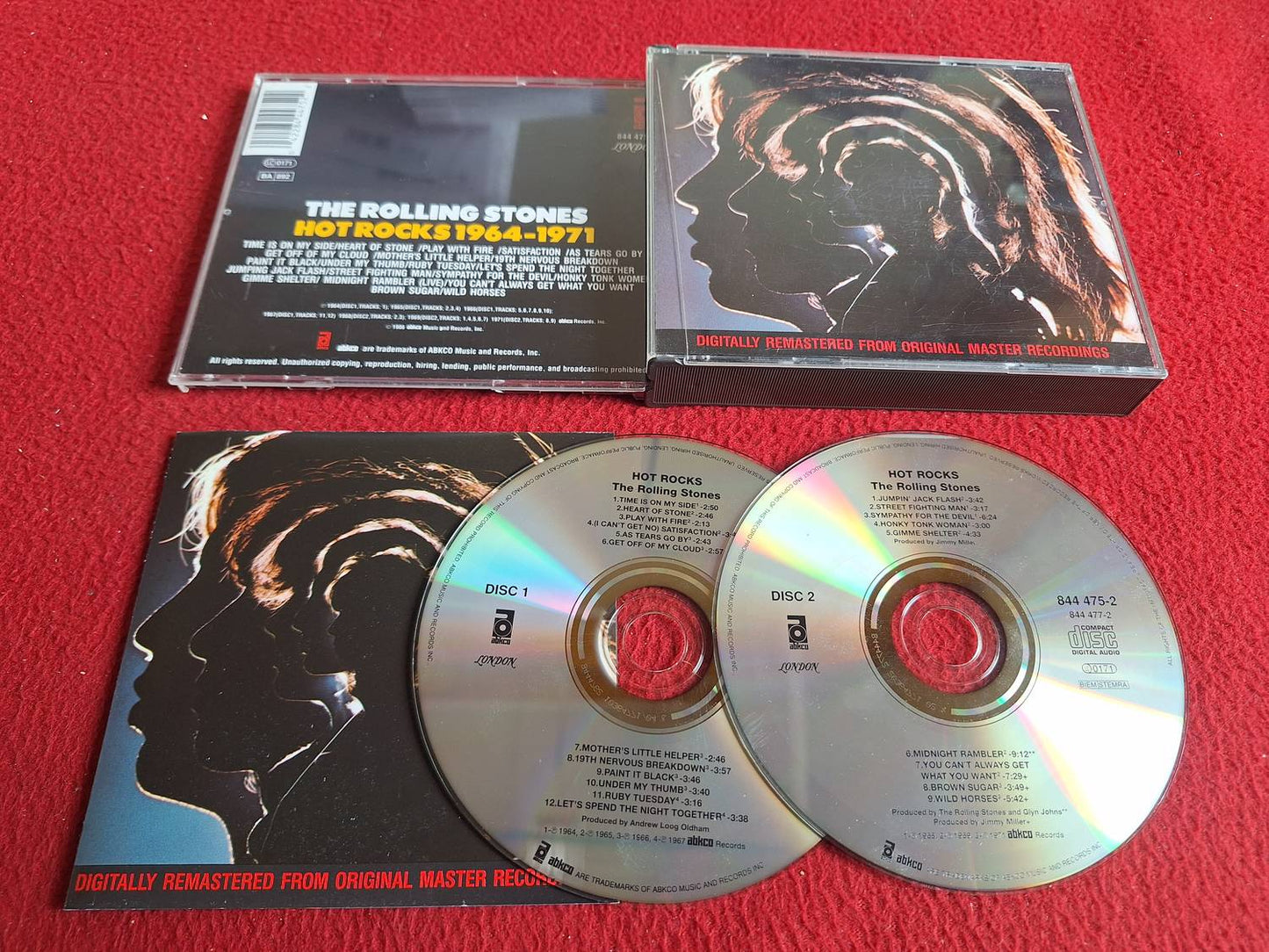 THE ROLLING STONES HOT ROCKS CD BOX