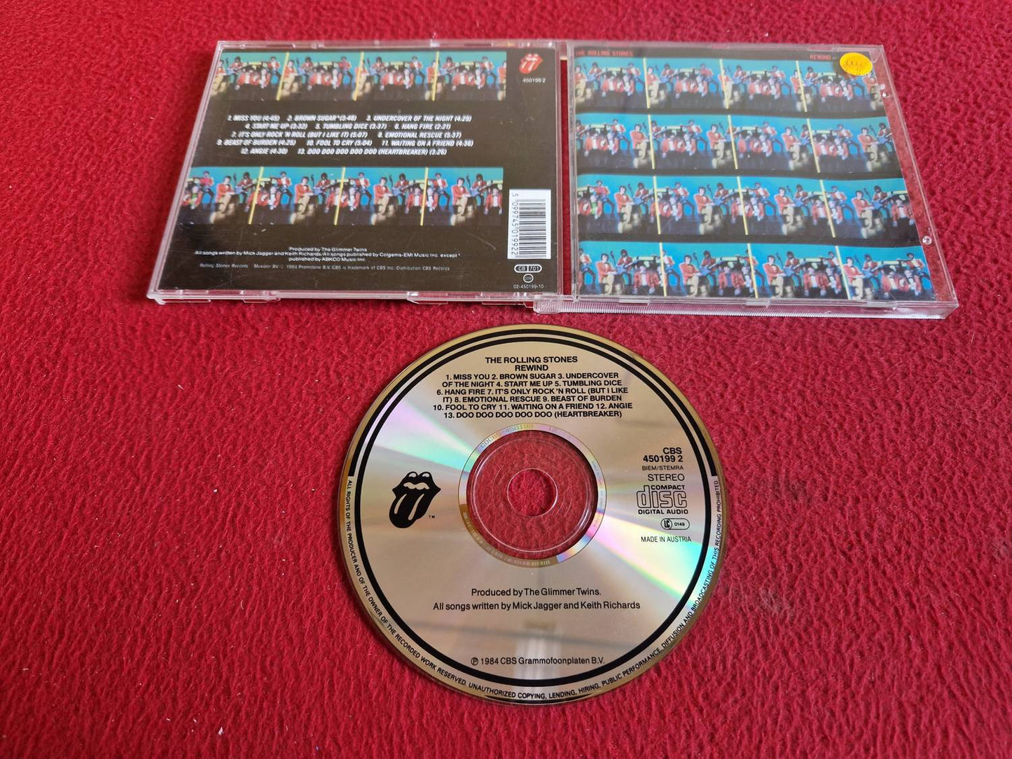 THE ROLLING STONES REWIND CD