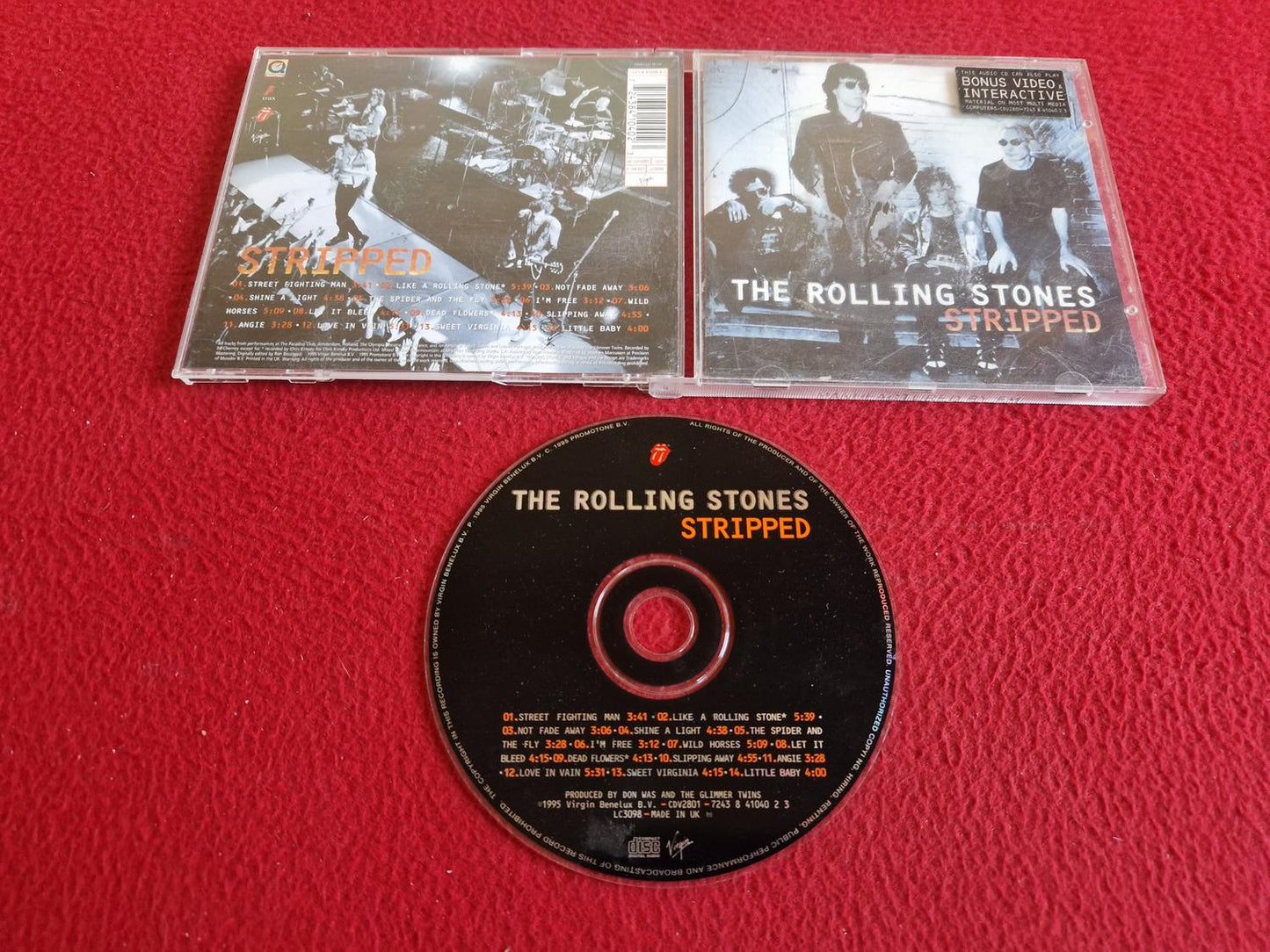 THE ROLLING STONES STRIPPED CD