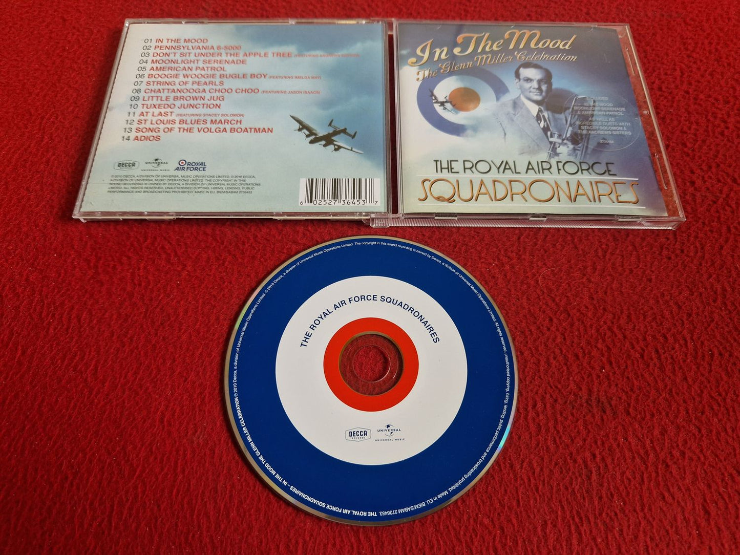 THE ROYAL AIR FORCE SQUADRONAIRES IN THE MOOD THE GLENN MILLER CELEBRATION CD