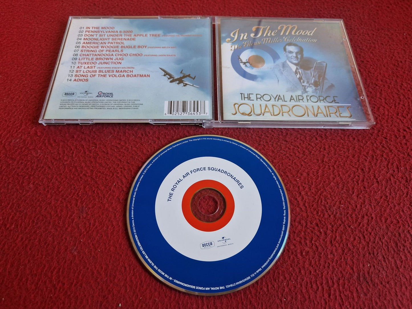 THE ROYAL AIR FORCE SQUADRONAIRES IN THE MOOD THE GLENN MILLER CELEBRATION CD