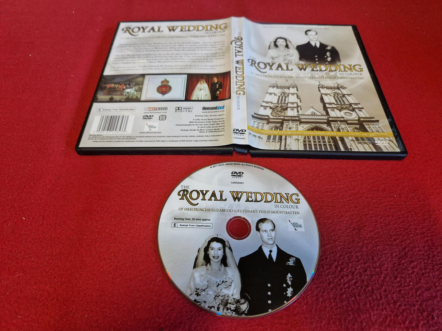 THE ROYAL WEDDING OF HRH PRINCESS ELIZABETH & LIEUTENANT PHILIP MOUNTBATTEN DVD