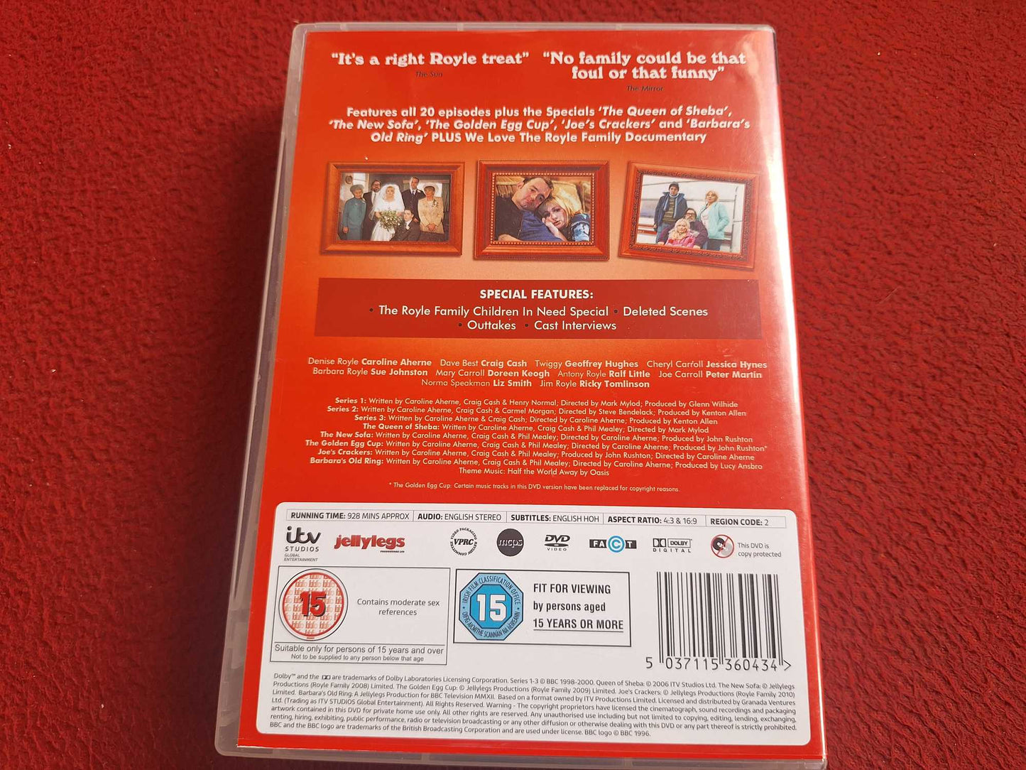 THE ROYLE FAMILY THE COMPLETE COLLECTION - EVERY SERIES & 5 SPECIALS BOX DVD