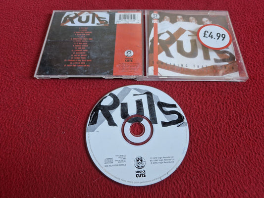 THE RUTS SOMETHING THAT I SAID THE BEST OF CD