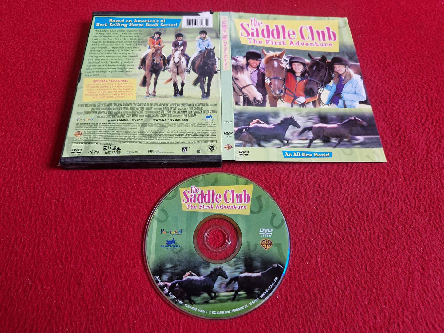 THE SADDLE CLUB THE FIRST ADVENTURES [ REGION 1 ] [ SNAPCASE ] DVD
