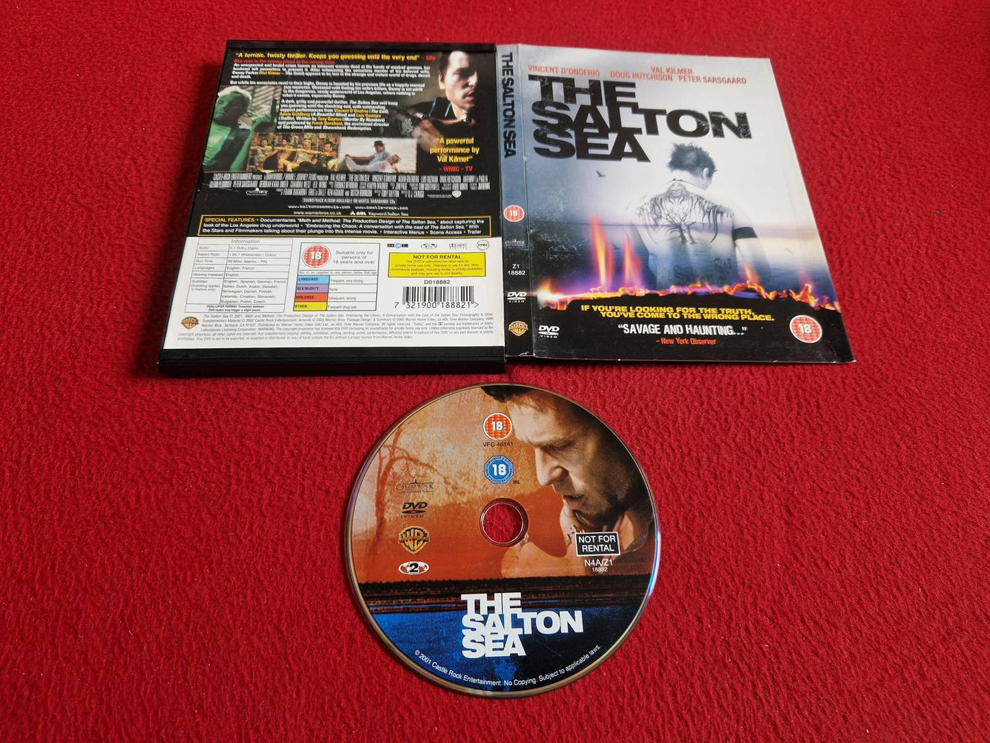 THE SALTON SEA [ SNAPCASE ] [ SVENSK TEXT ] DVD