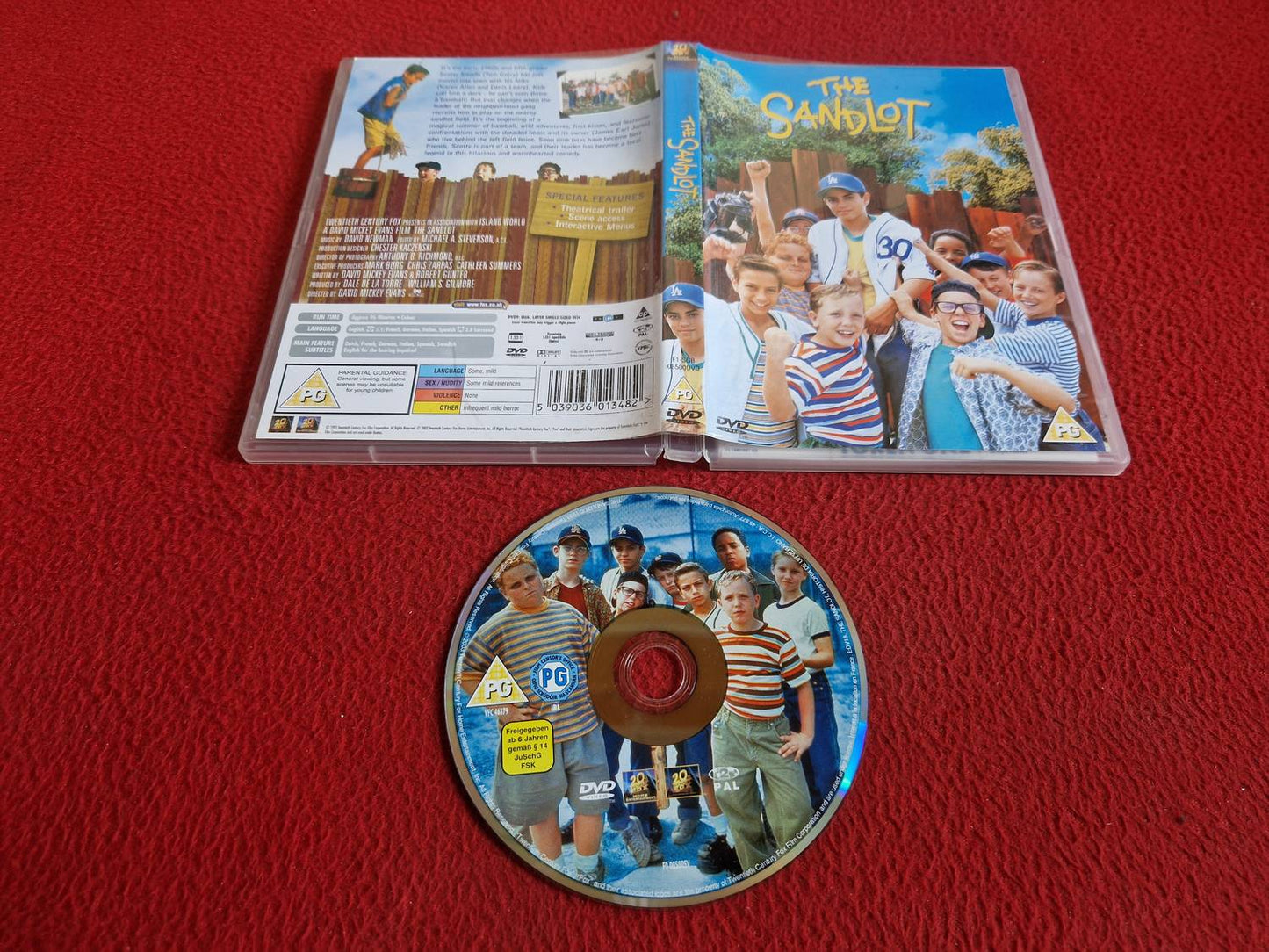 THE SANDLOT DVD