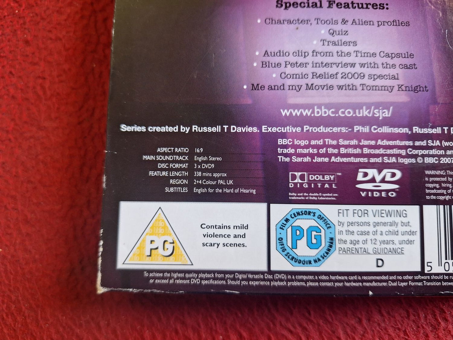 THE SARAH JANE ADVENTURES SERIES 2 BOX DVD