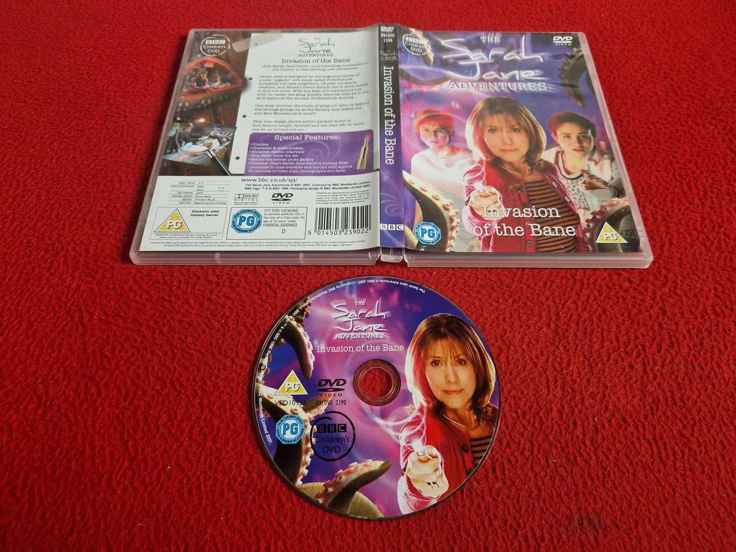 THE SARAH JONES ADVENTURES INVASION OF THE BANE DVD