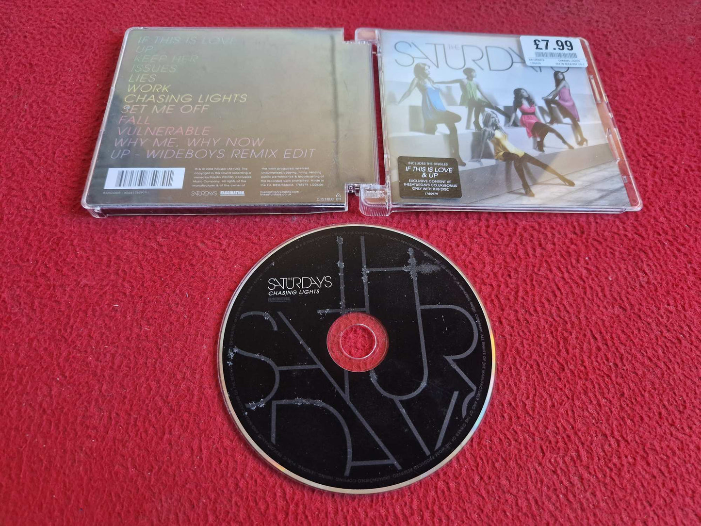 THE SATURDAY CHASING LIGHTS CD