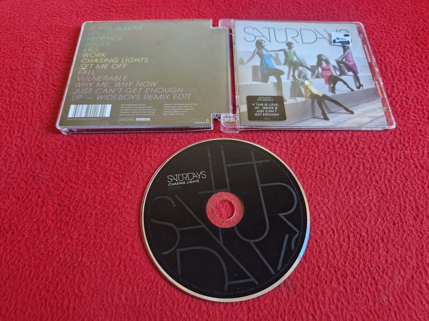 THE SATURDAYS CHASING LIGHTS CD