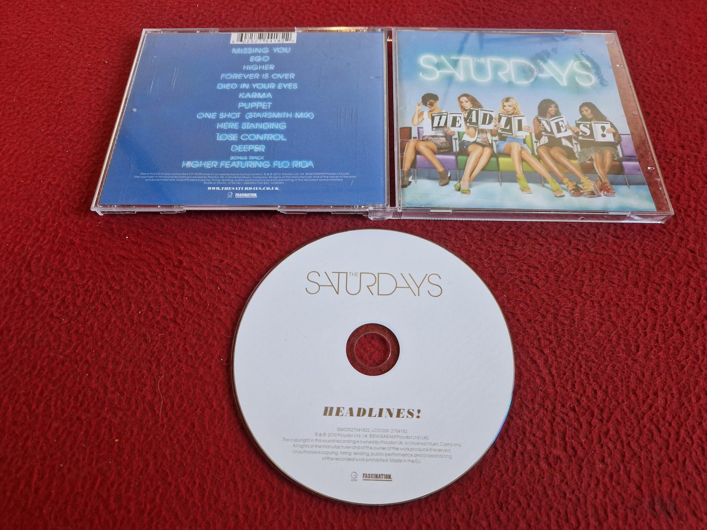 THE SATURDAYS HEADLINES! CD