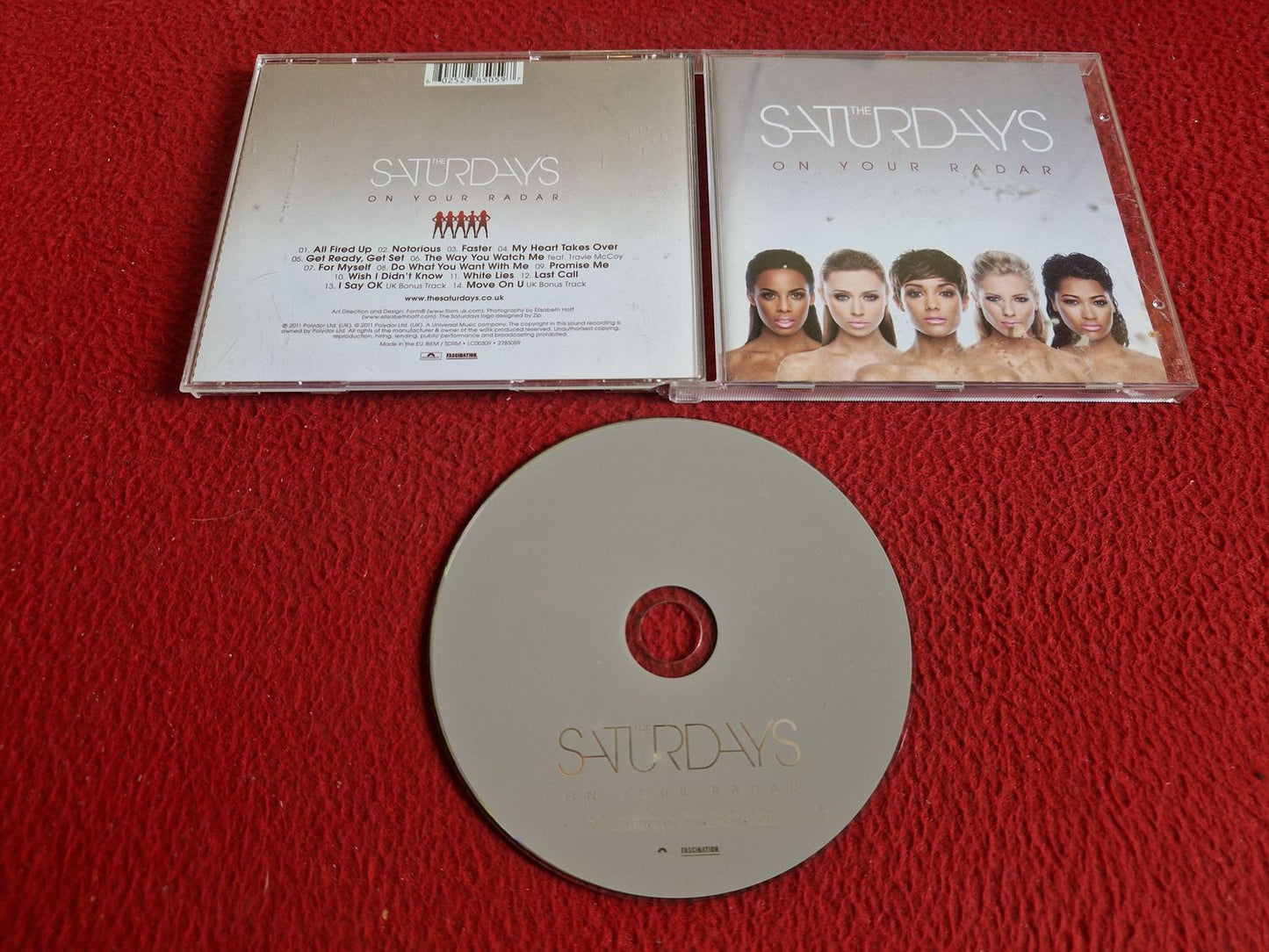 THE SATURDAYS ON YOUR RADAR CD