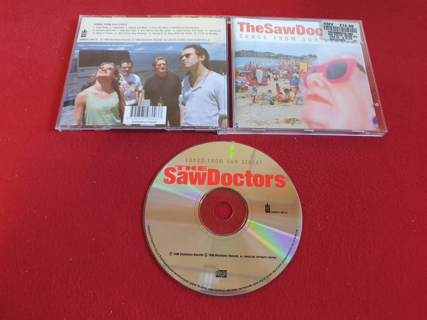 THE SAW DOCTORS SONGS FROM SUN STREET till CD