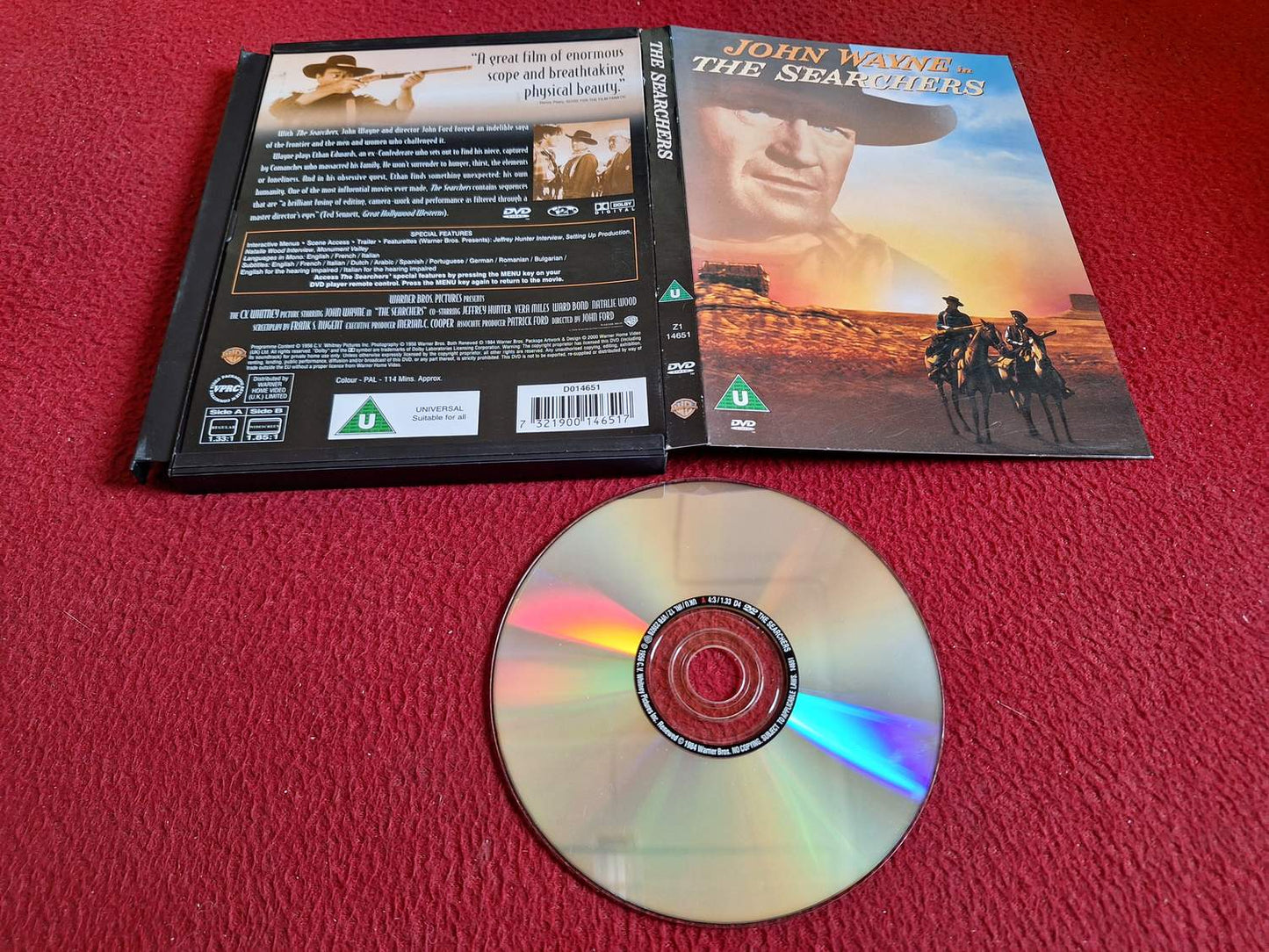 THE SEARCHERS [ SNAPCASE ] DVD