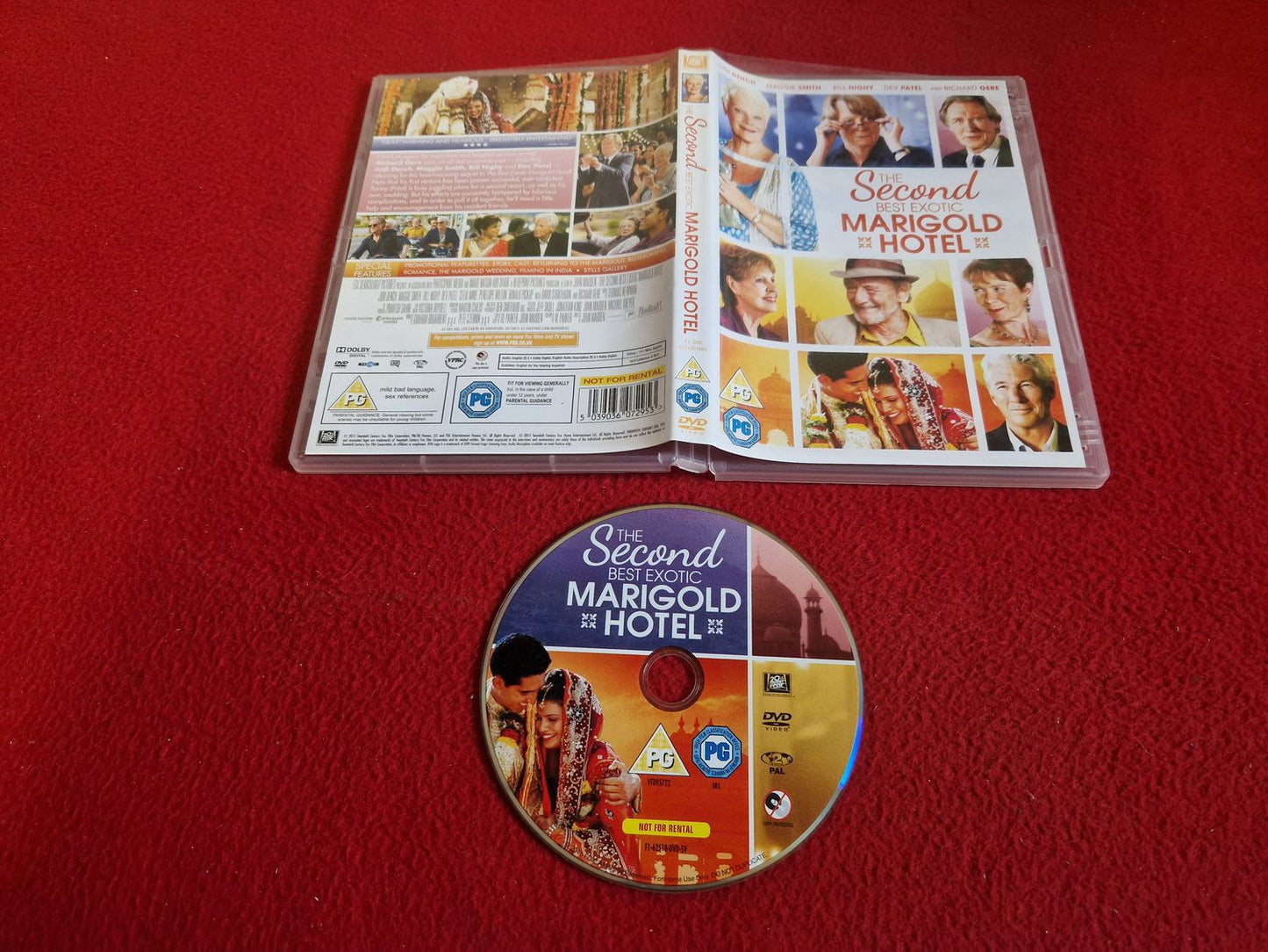 THE SECOND BEST EXOTIC MARIGOLD HOTEL DVD