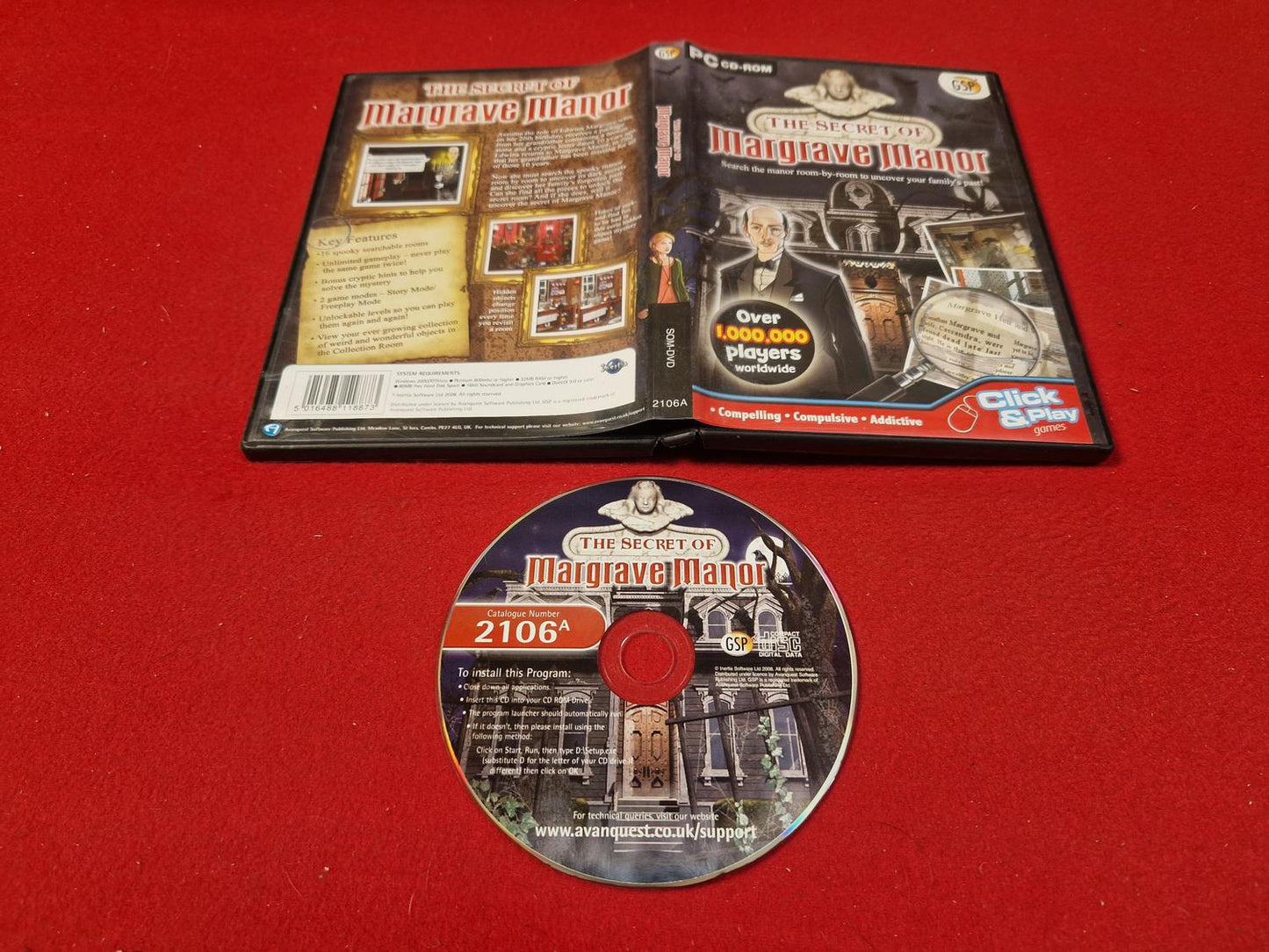 THE SECRET OF MARGRAVE MANOR till PC