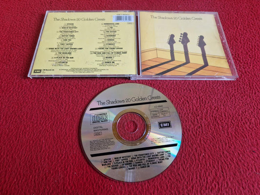 THE SHADOWS 20 GOLDEN GREATS CD